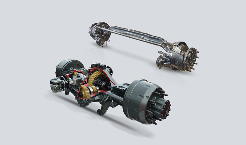 车桥 承载更多，成本更低